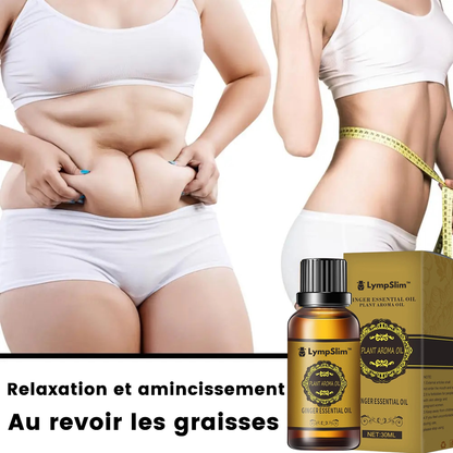 LympSlim™ | Huile de gingembre pour drainage lymphatique