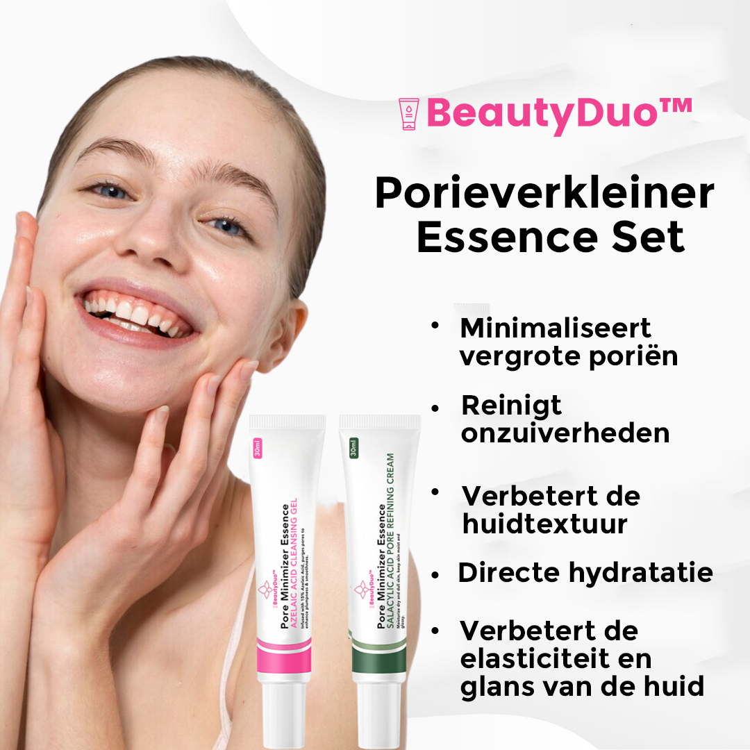 BeautyDuo™ | Pore Minimizer Essence Set Dag- en Nachtcrème