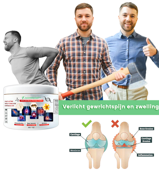 JointRelief™ | Gewrichts- en Bottherapiecrème