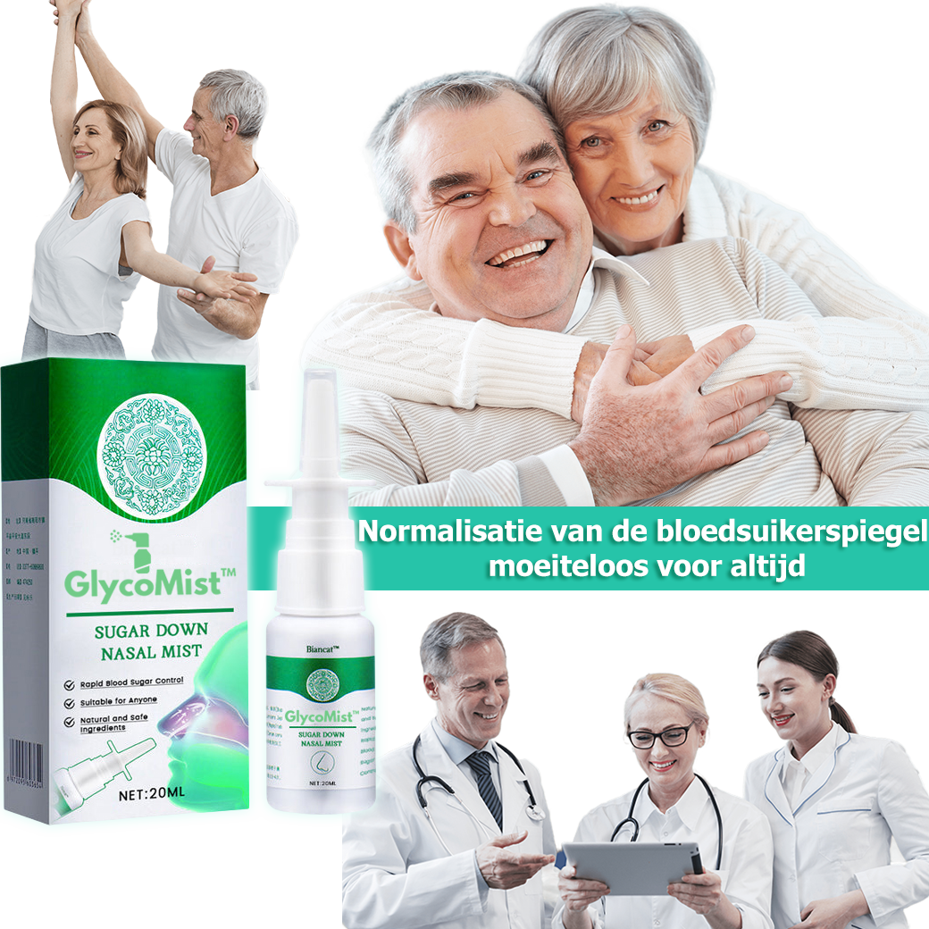 GlycoMist™ | Neusspray voor bloedsuikerverlaging