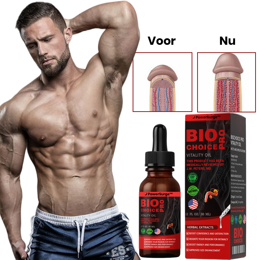 PowerSurge™ | Gouttes de vitalité Max pour hommes 