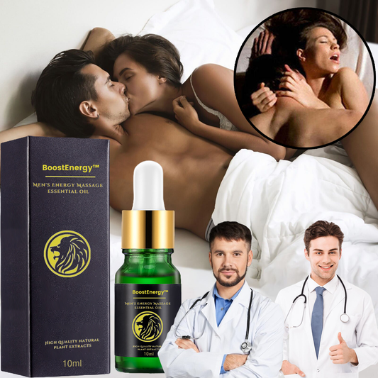 BoostEnergy™ | Huile essentielle de massage pour hommes 