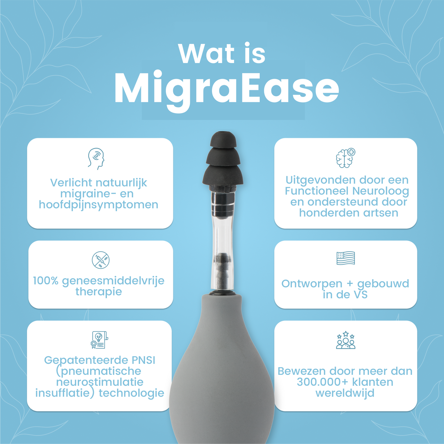 MigraEase™ | Hoofdpijn & Migraine Verlichtingsapparaat