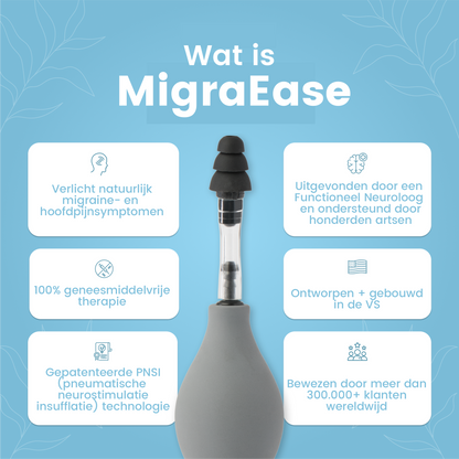 MigraEase™ | Appareil de soulagement des maux de tête et de la migraine 