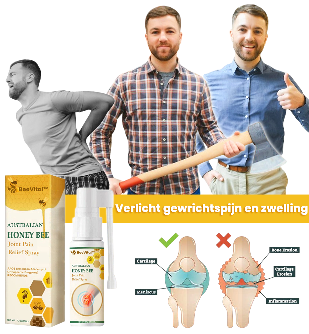 BeeVital™ | Bijenvenijn voor pijnverlichting en botgenezing in een spray