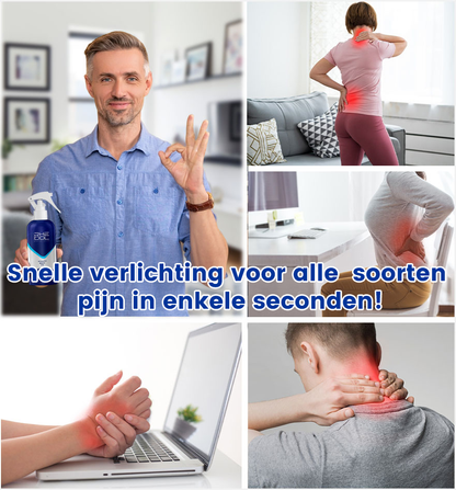 RapidRelief™ | Een revolutionaire pijnverlichtingsspray