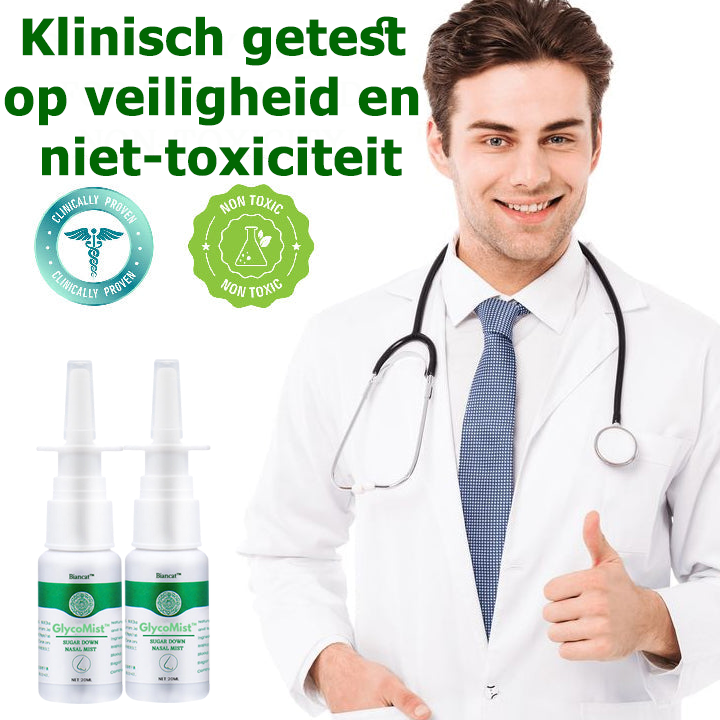 GlycoMist™ | Neusspray voor bloedsuikerverlaging