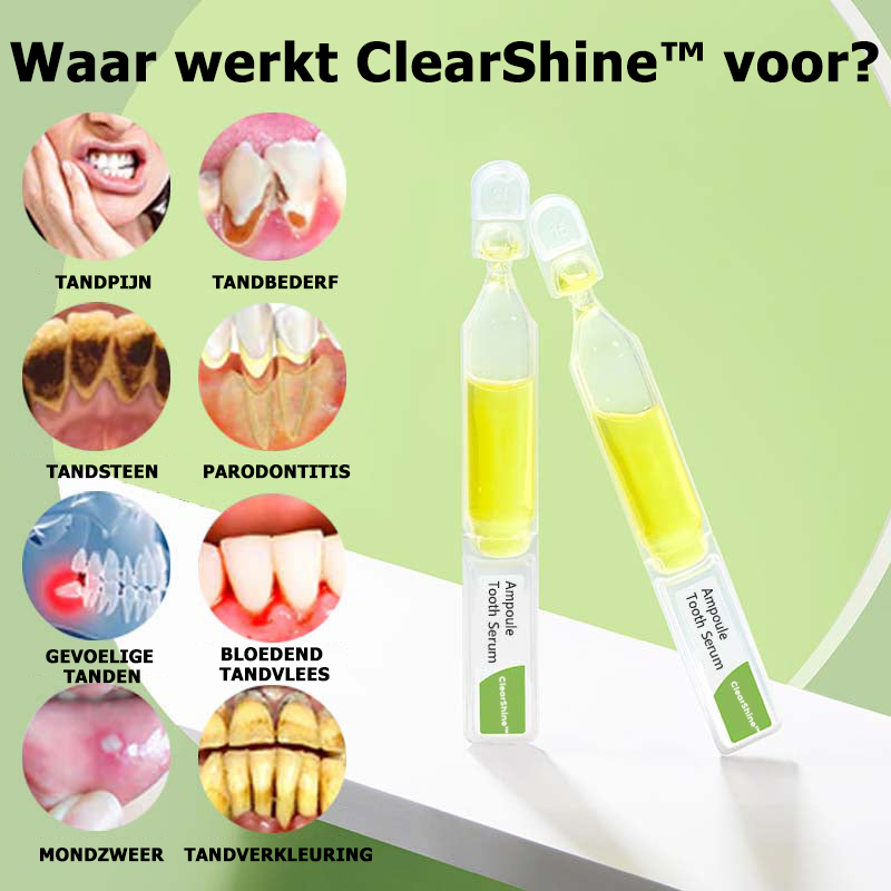 ClearShine™ | Sérum de blanchiment des dents 