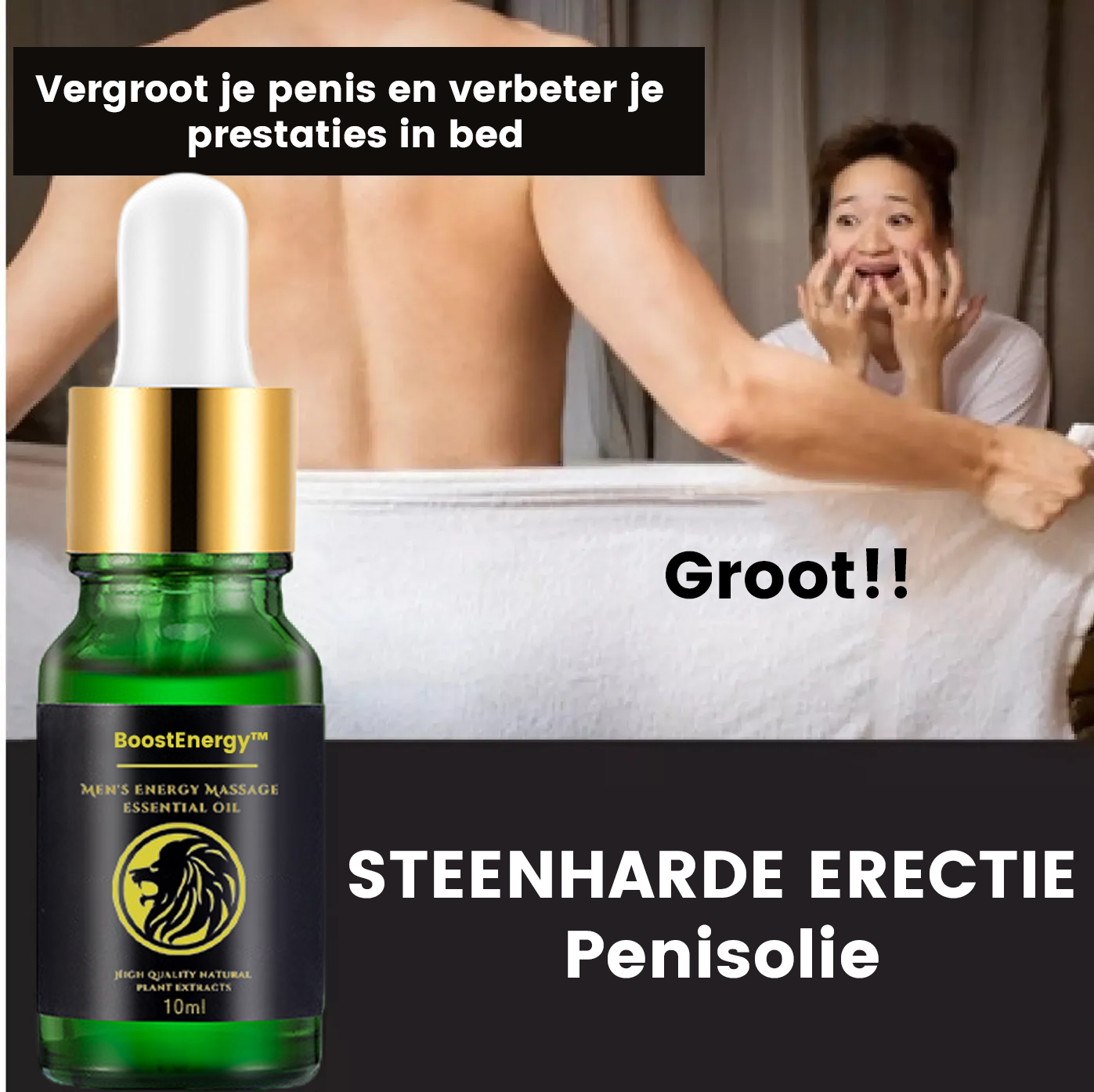 BoostEnergy™ | Massage essentiële olie voor mannen