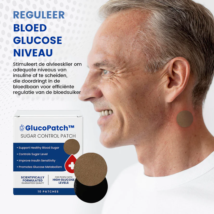 GlucoPatch™ | Suikercontrole Pleister