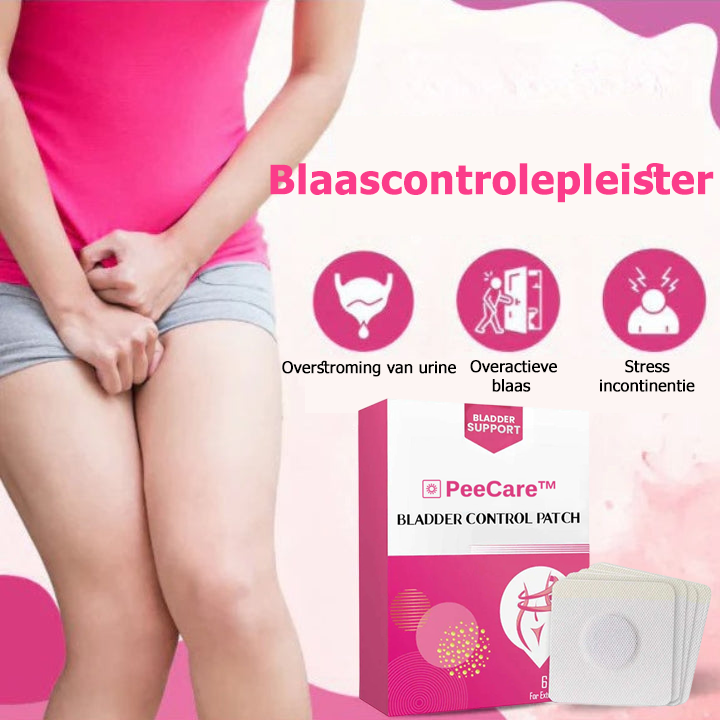 PeeCare™ | Pleister voor blaascontrole en tegen incontinentie