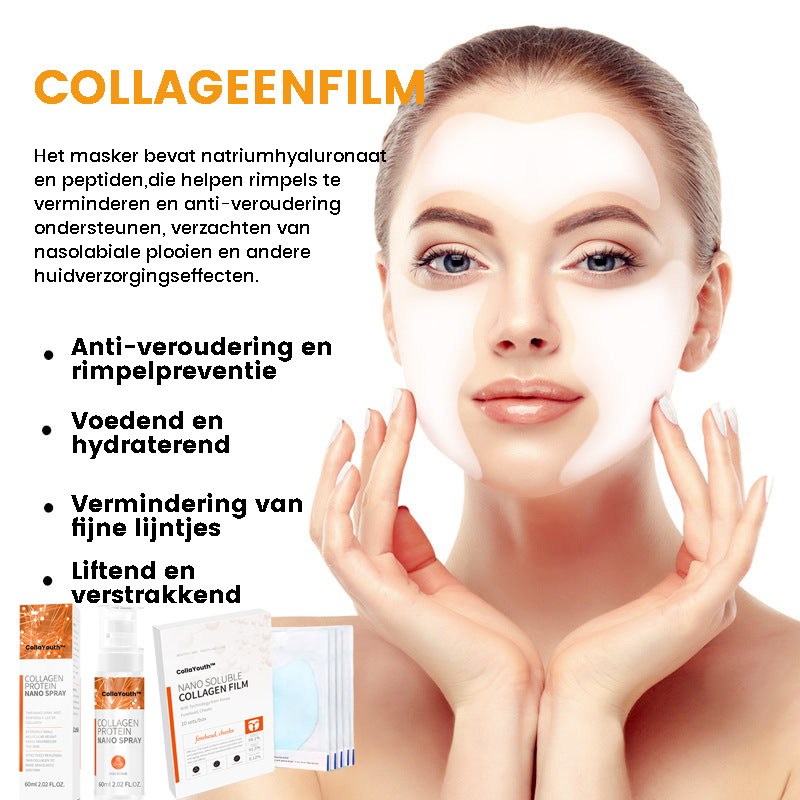 CollaYouth™ | Coffret Anti-Âge Spray &amp; Masque Collagène Nano 