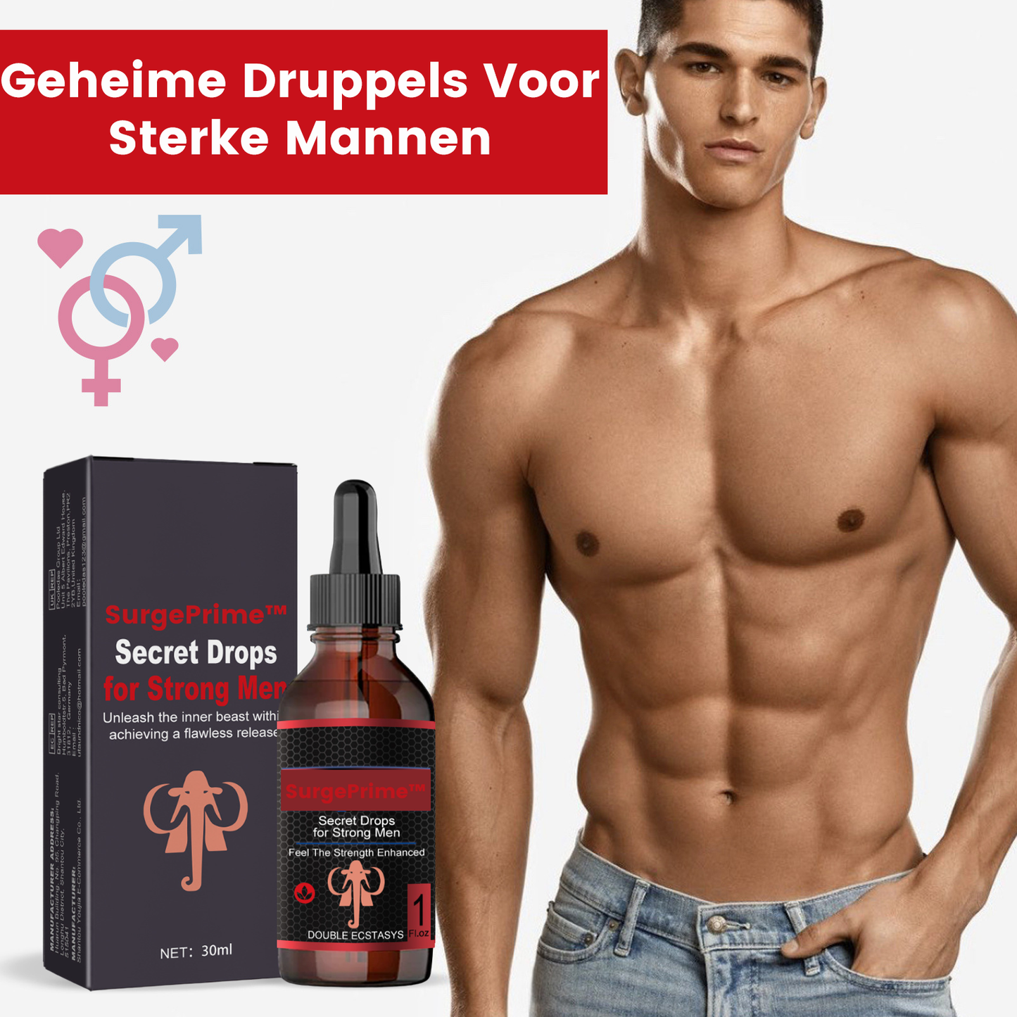 SurgePrime™ | Vitaliteitssupplement voor Mannen