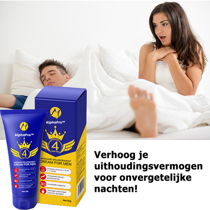 AlphaPro™ | Energie en Kracht Massagecrème voor Mannen