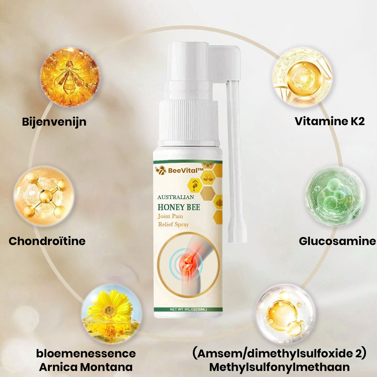 BeeVital™ | Venin d'abeille pour soulager la douleur et guérir les os en spray 