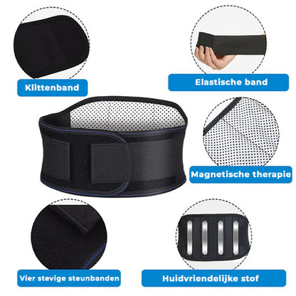 LumbarLeap™ | Ceinture chauffante de thérapie magnétique pour les douleurs lombaires et la sciatique 