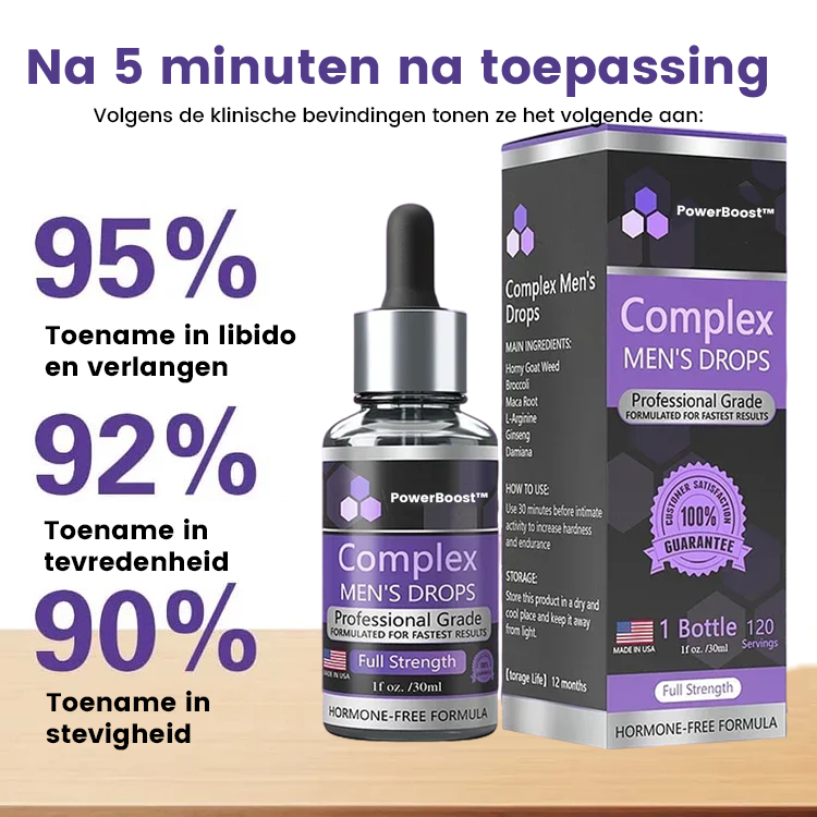 PowerBoost™ | Complexe Mannen Druppels