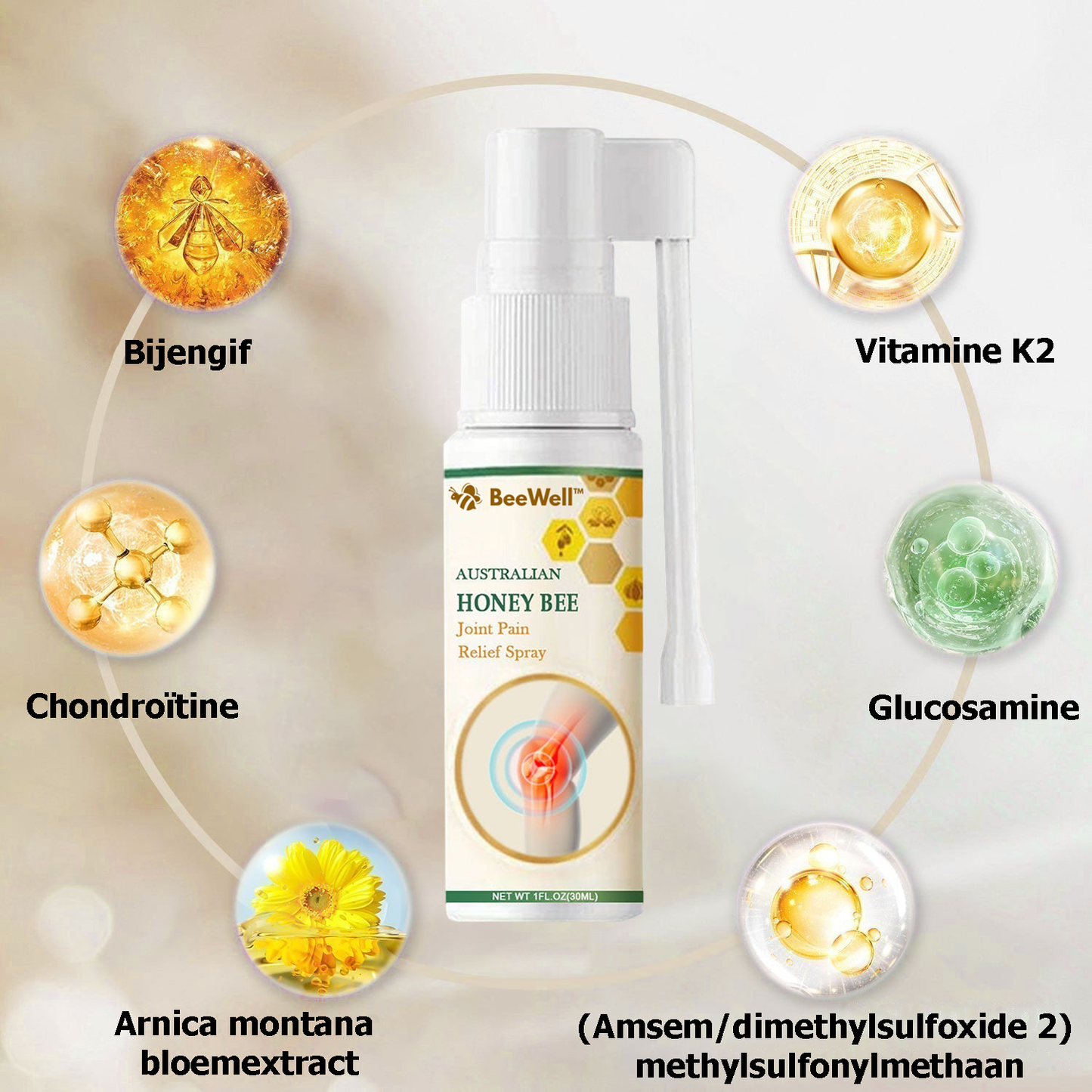 BeeWell™ | Veleno d'api per alleviare il dolore e guarire le ossa in uno spray 