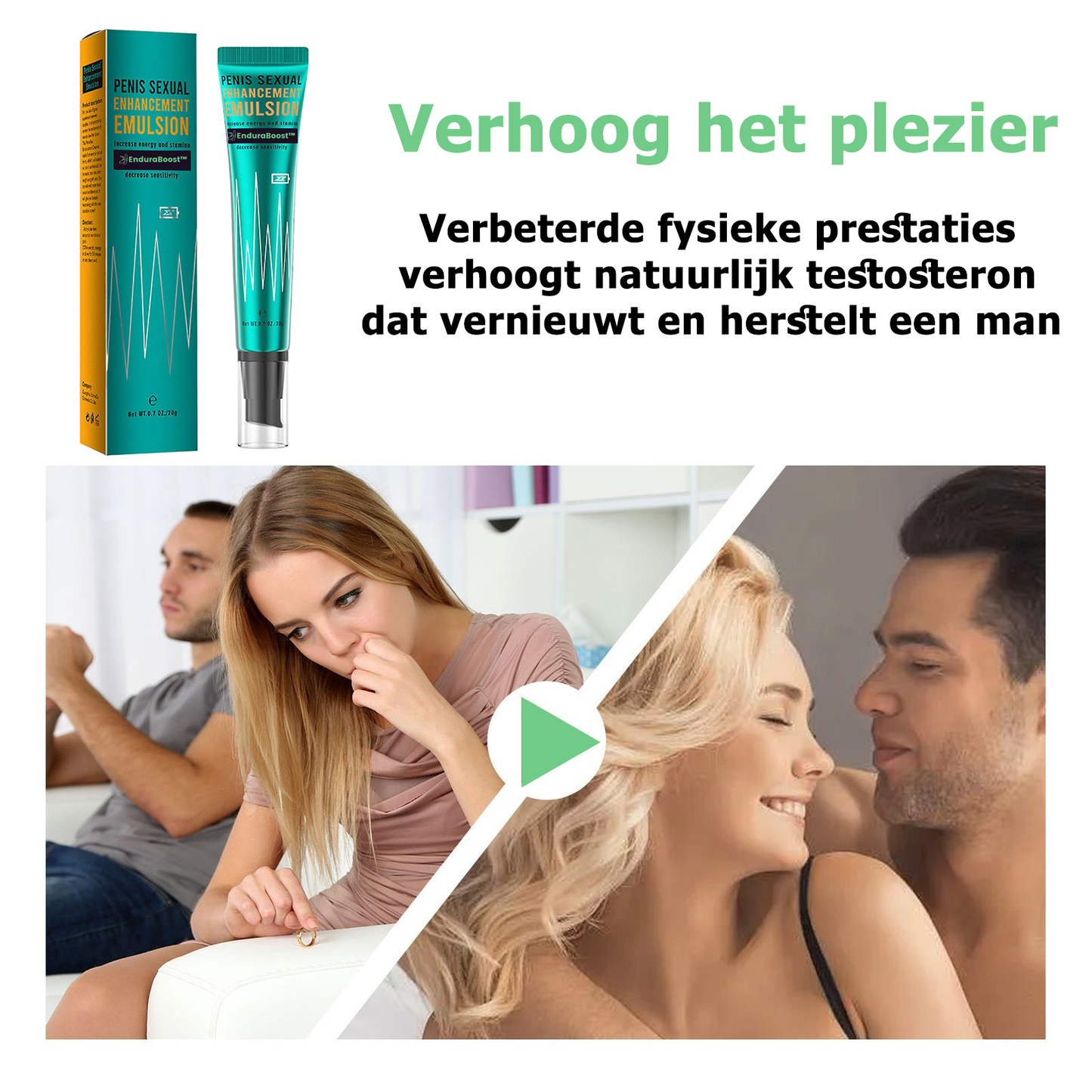 EnduraBoost™ | Mannen Verbeteringscrème