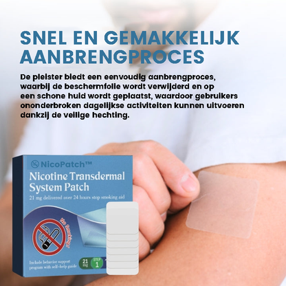 NicoPatch™ | Nicotine Transdermale Systeem Pleister