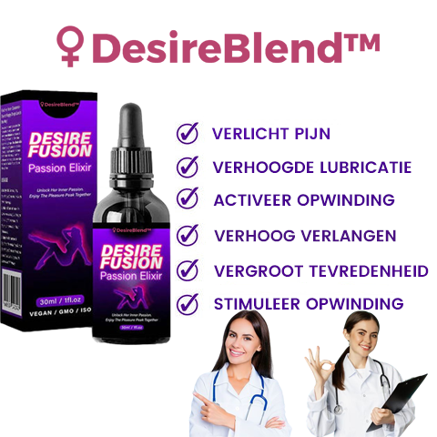 DesireBlend™ | Happy Hormones Druppels voor Vrouwen