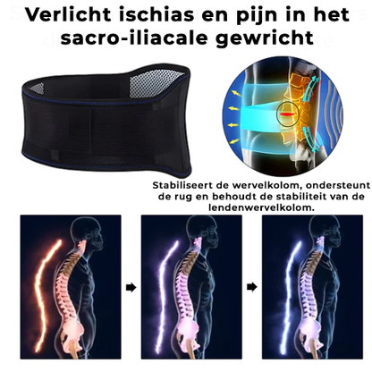 LumbarLeap™ | Magnetische Therapie Verwarmingsgordel voor Lendenwervelkolompijn en Ischias