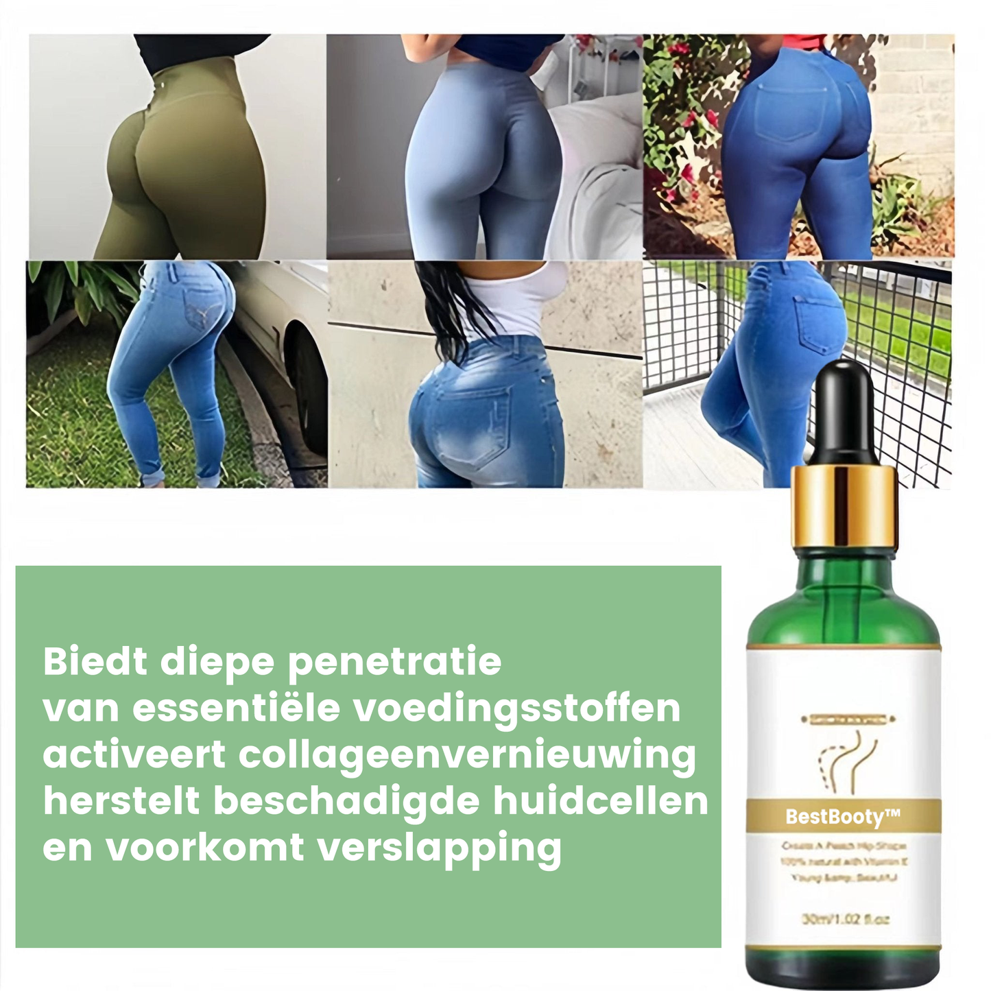 BestBooty™ | Olio essenziale per il sollevamento di fianchi e glutei 