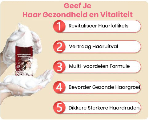 VitaHair™ | Schuimende Shampoo voor Haarregeneratie