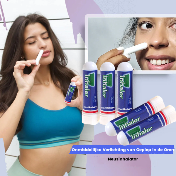 TinniRelief™ | Inalatore nasale per un sollievo immediato dall'acufene 