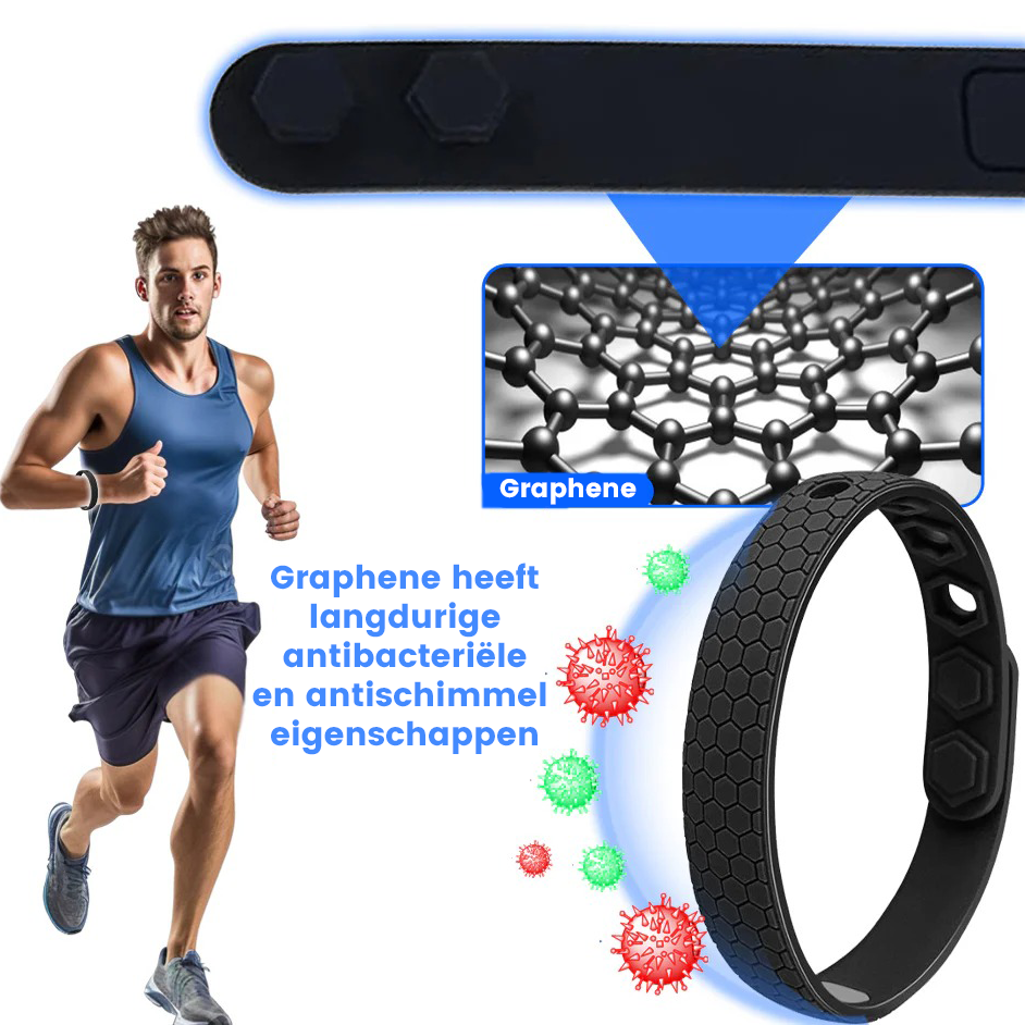 NumbEase™ | Graphene Armband tegen Gevoelloosheid