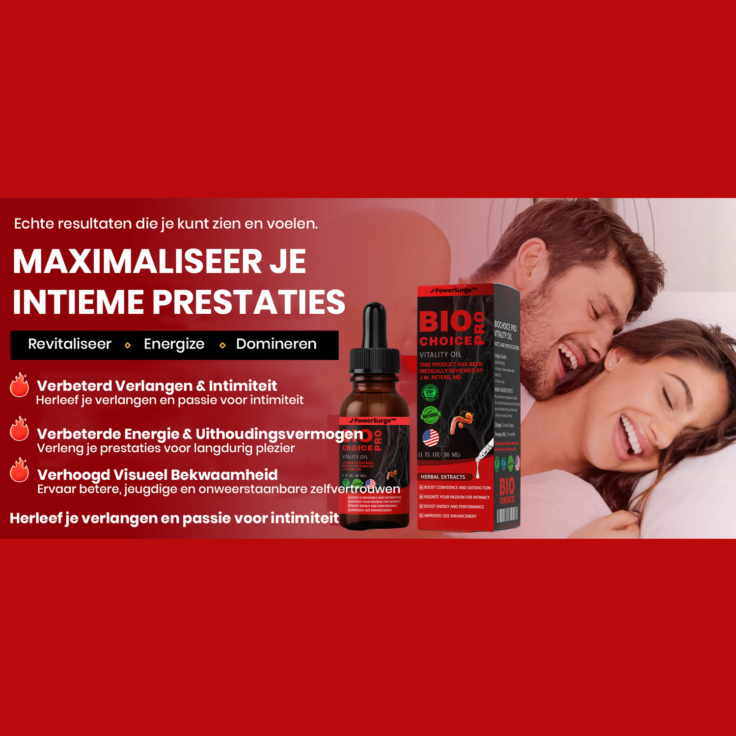 PowerSurge™ | Mannen Max Vitaliteit Druppels