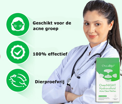 AcneCure™ | Hydrocolloïde acnebehandelingspleisters voor de nacht