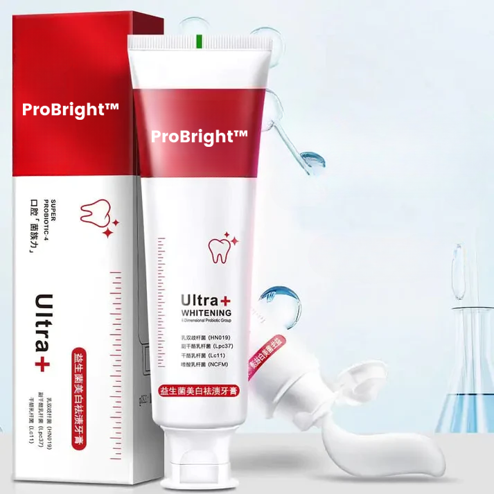 ProBright™ | Dentifrice blanchissant aux probiotiques 