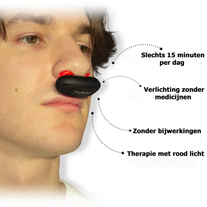 NasalRelief™ | Roodlichttherapie-apparaat voor de neus