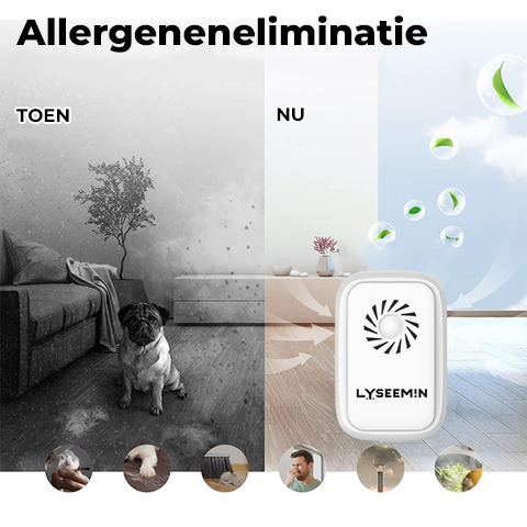 PuriAir™ élimine définitivement la poussière et les allergies 