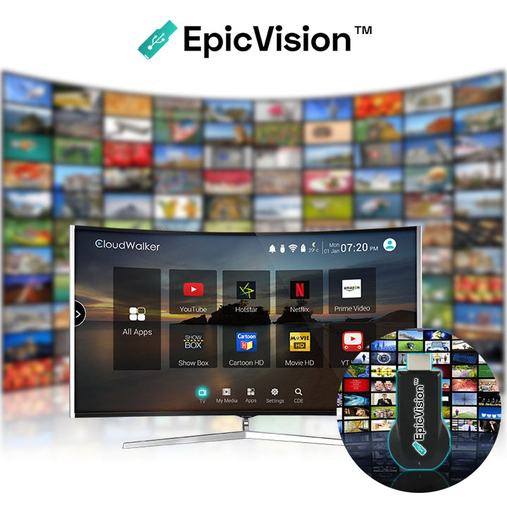 EpicVision™ | Mini TV Streaming Apparaat