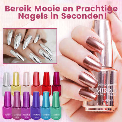 GlintGleam™ | Verbluffende Metallic Spiegel Nagellak