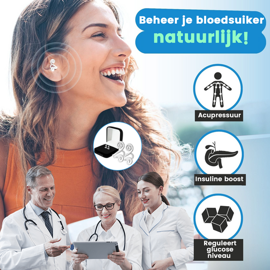 GlucoCare™ | Acupressuur Suiker Regulerende Oorbellen