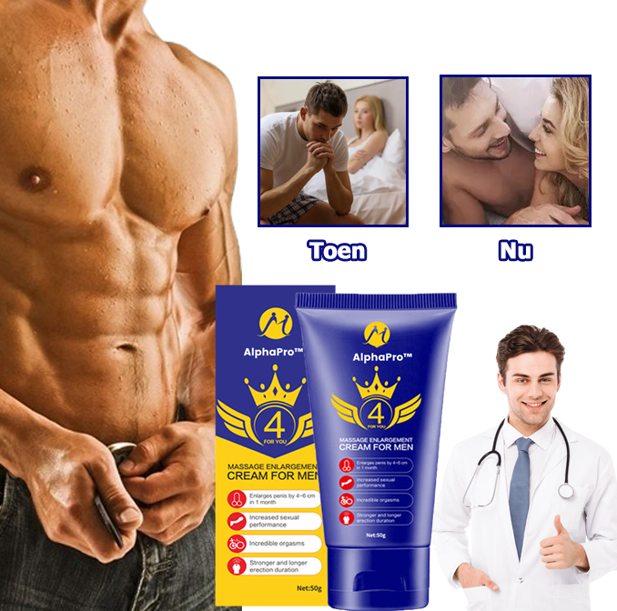 AlphaPro™ | Crème de Massage Energie et Puissance pour Homme 