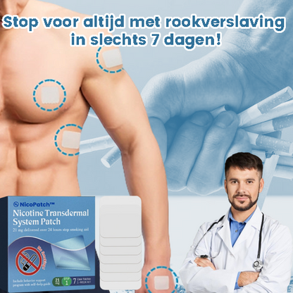 NicoPatch™ | Nicotine Transdermale Systeem Pleister