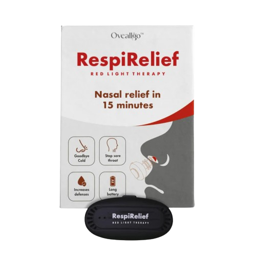 NasalRelief™ | Appareil de thérapie par la lumière rouge pour le nez 