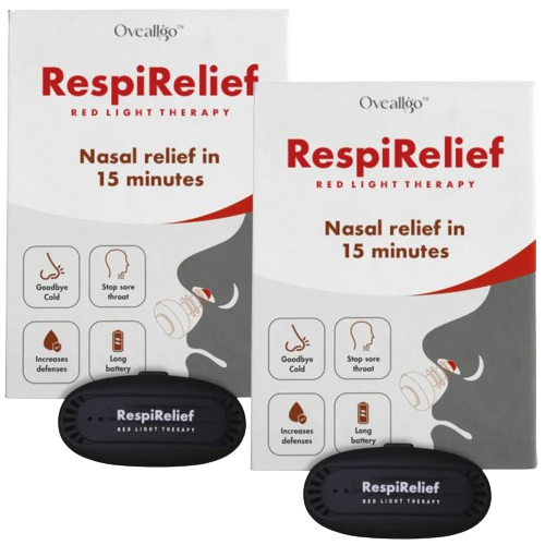 NasalRelief™ | Appareil de thérapie par la lumière rouge pour le nez 