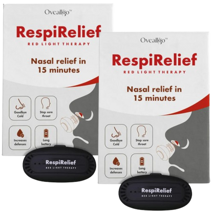 NasalRelief™ | Appareil de thérapie par la lumière rouge pour le nez 