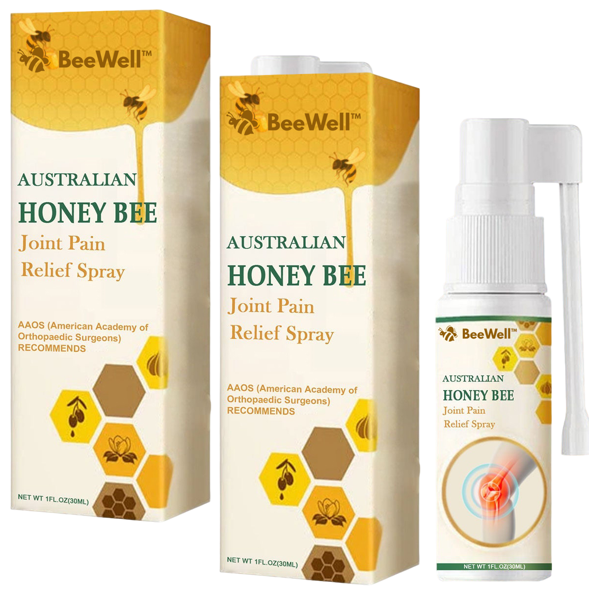 BeeWell™ | Venin d'abeille pour soulager la douleur et guérir les os en spray 