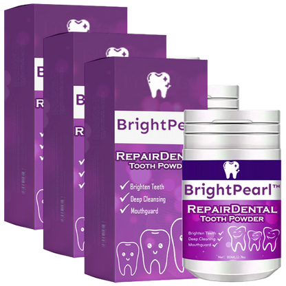 BrightPearl™ | Poudre de réparation et de blanchiment des dents 