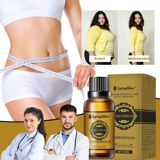 LympSlim™ | Huile de gingembre pour drainage lymphatique