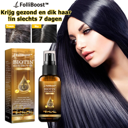 FolliBoost™ | Estratto spray per la crescita dei capelli alla biotina 