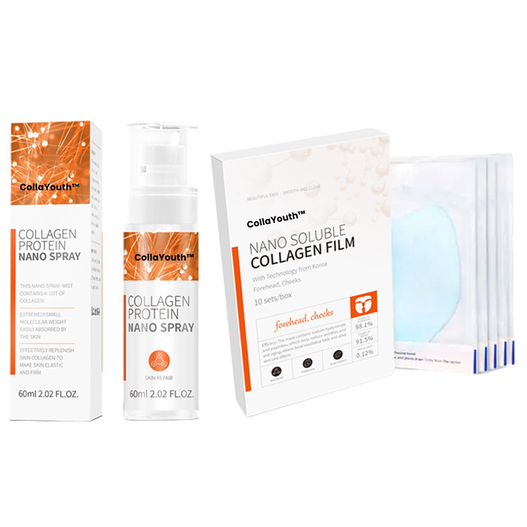 CollaYouth™ | Collageen Nano Spray & Masker Anti-Aging Set