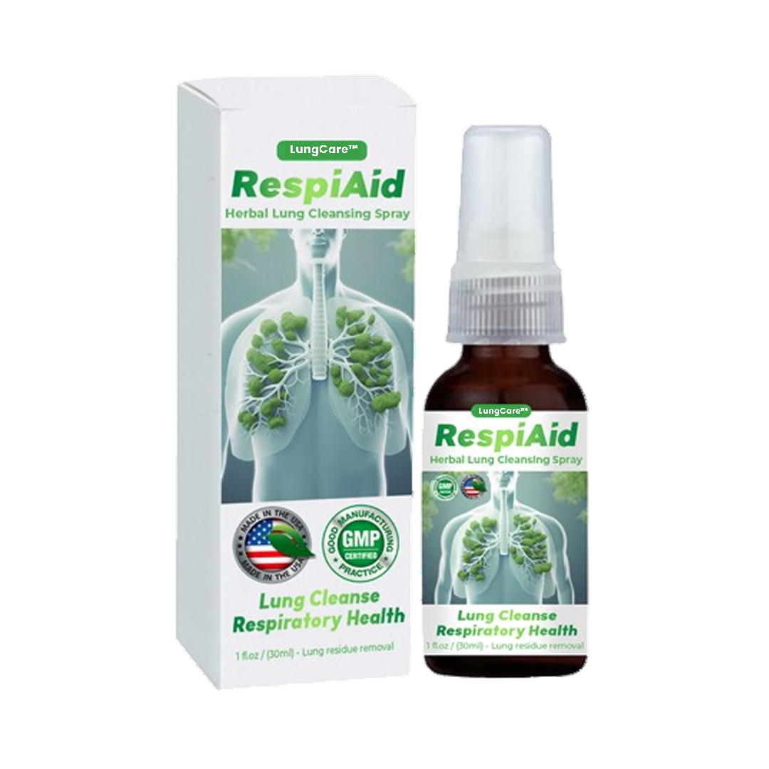 Aide pulmonaire™ | Spray nettoyant pour poumons à base de plantes 