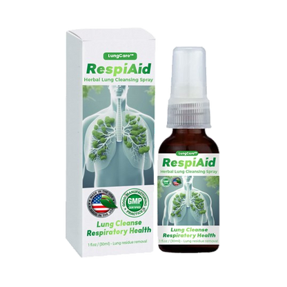 Aide pulmonaire™ | Spray nettoyant pour poumons à base de plantes 